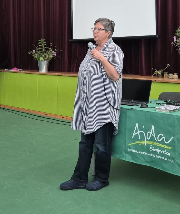 Sonja Vavken, predsednica Zveze biodinamikov Slovenije.